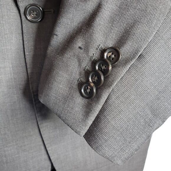 Banana Republic Sport Coat Men 38R Brown Marzotto Wool Slim Peak Jacket Blazer - Picture 8 of 16